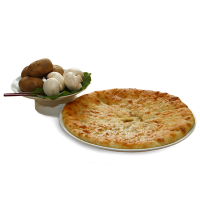 С картофелем, сыром и грибами С картофелем, сыром и грибами