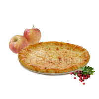 Осетинский пирог с яблоками и клюквой. Осетинский пирог с яблоками и клюквой.
